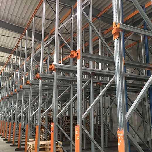 2018 In order to increase the storage capacity, a rack system is installed
